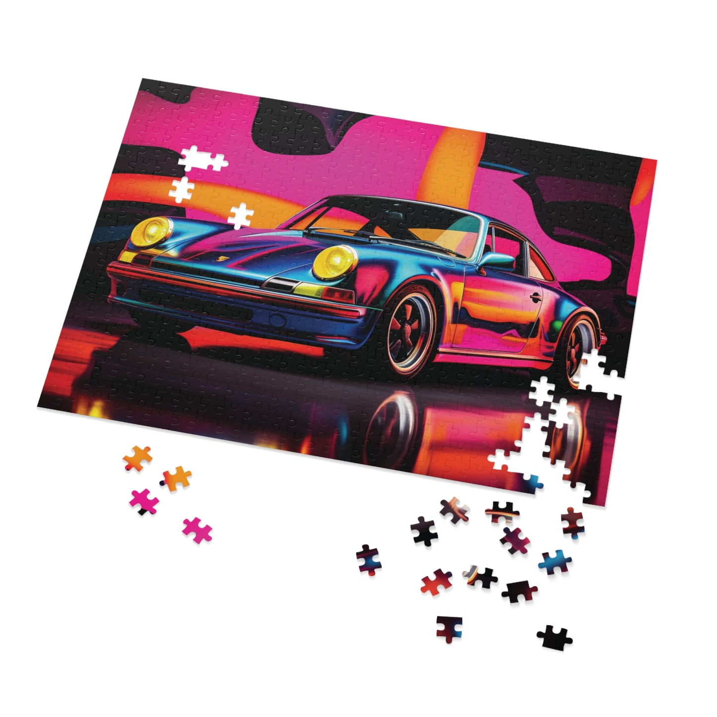 Jigsaw Puzzle (30, 110, 252, 500,1000-Piece) Macro Porsche 2