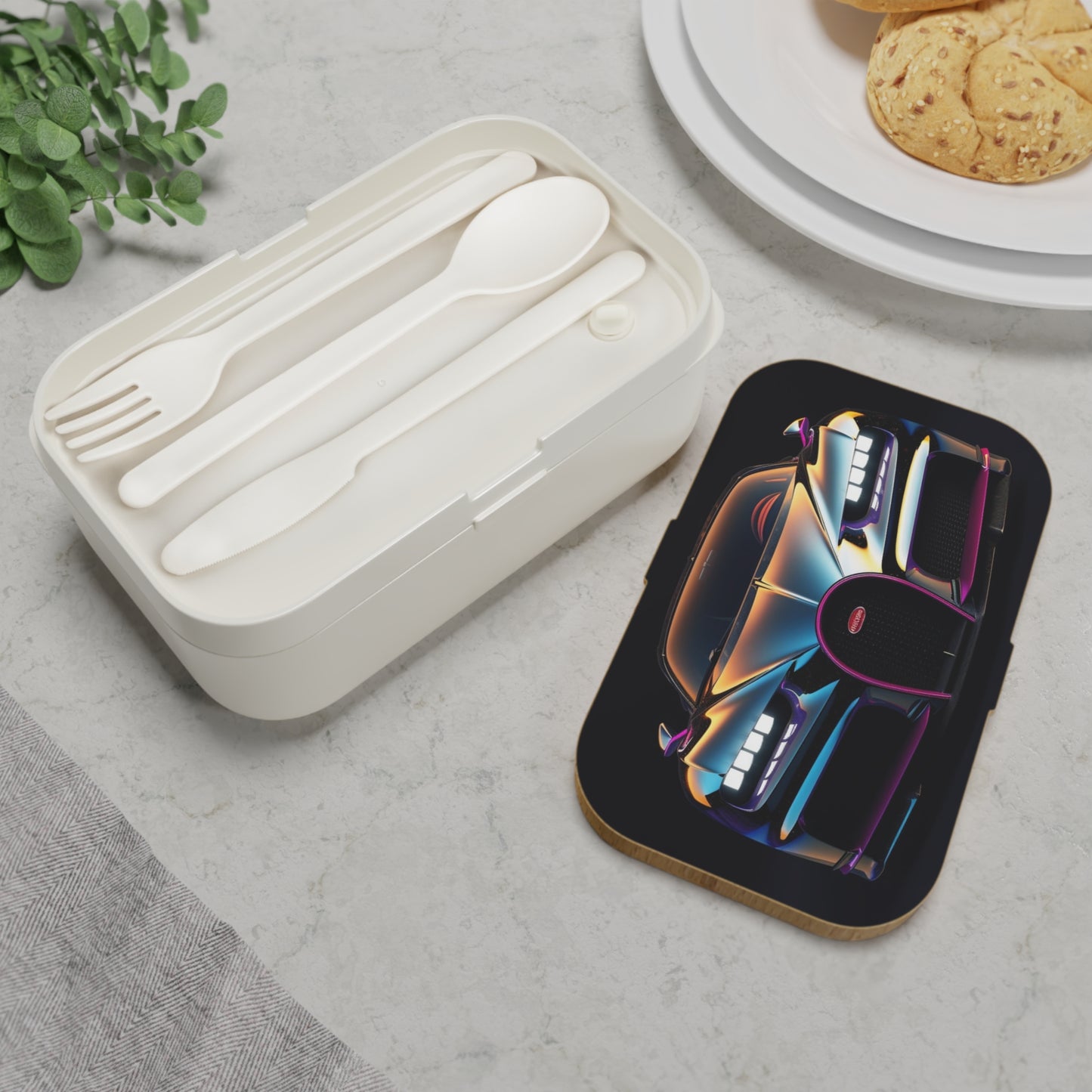 Bento Lunch Box Hyper Bugatti Chiron 1