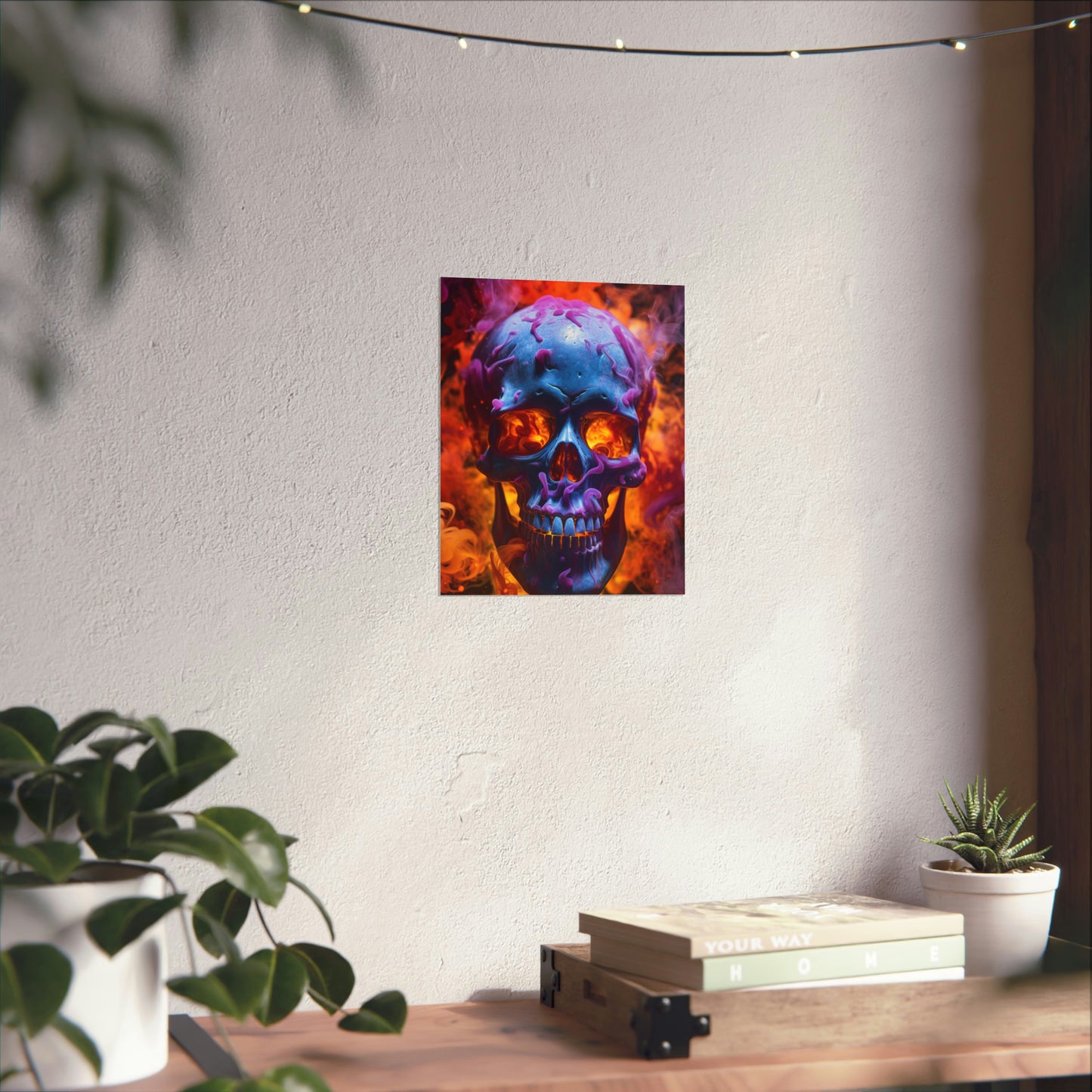 Premium Matte Vertical Posters Macro Skull 3