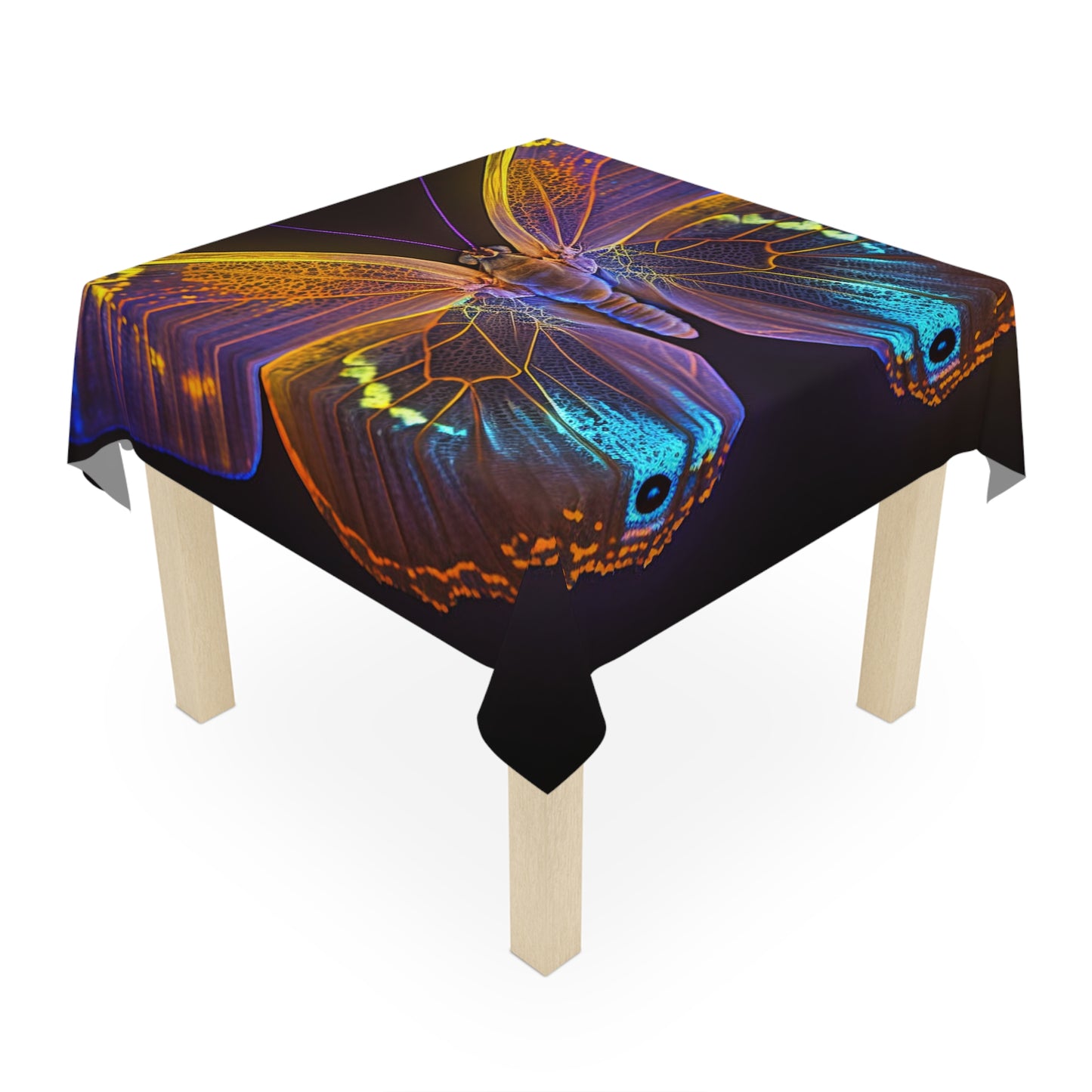 Tablecloth Neon Butterfly Flair 2