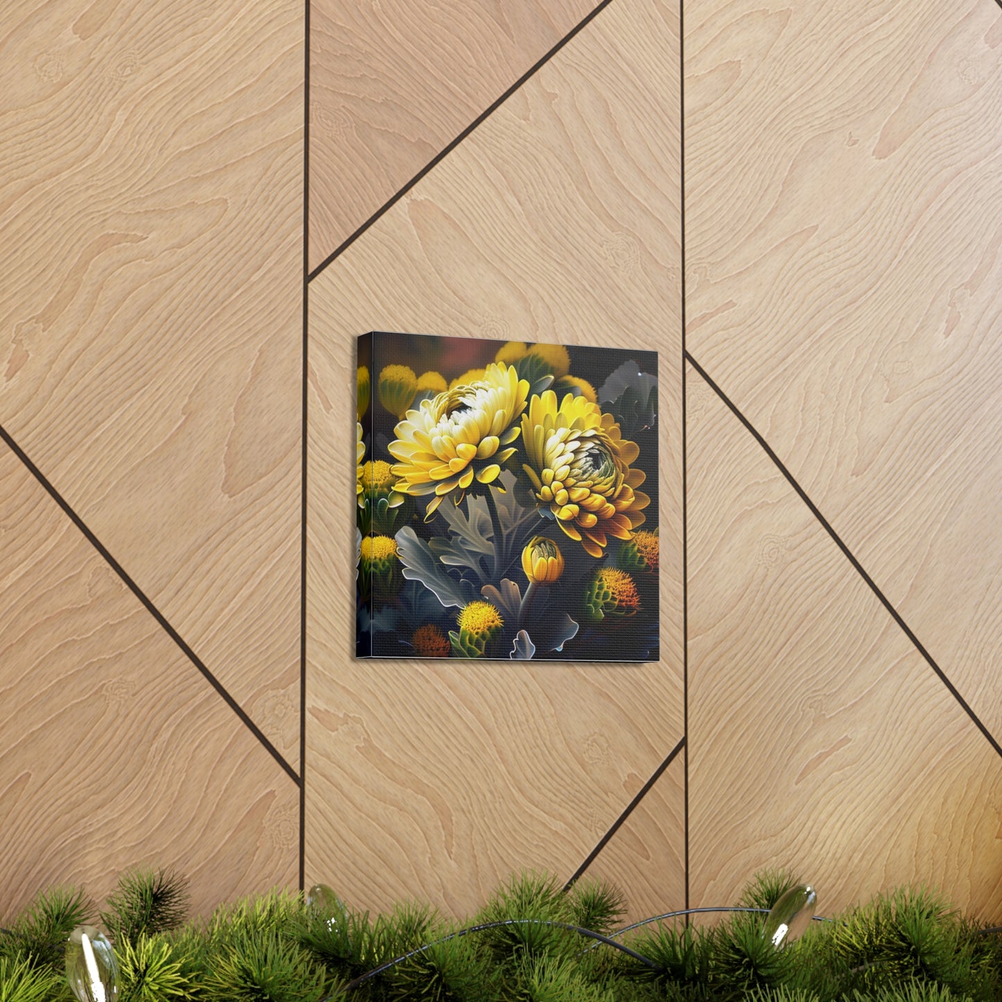 Canvas Gallery Wraps Yellow Hermosas Flores Amarillas 2