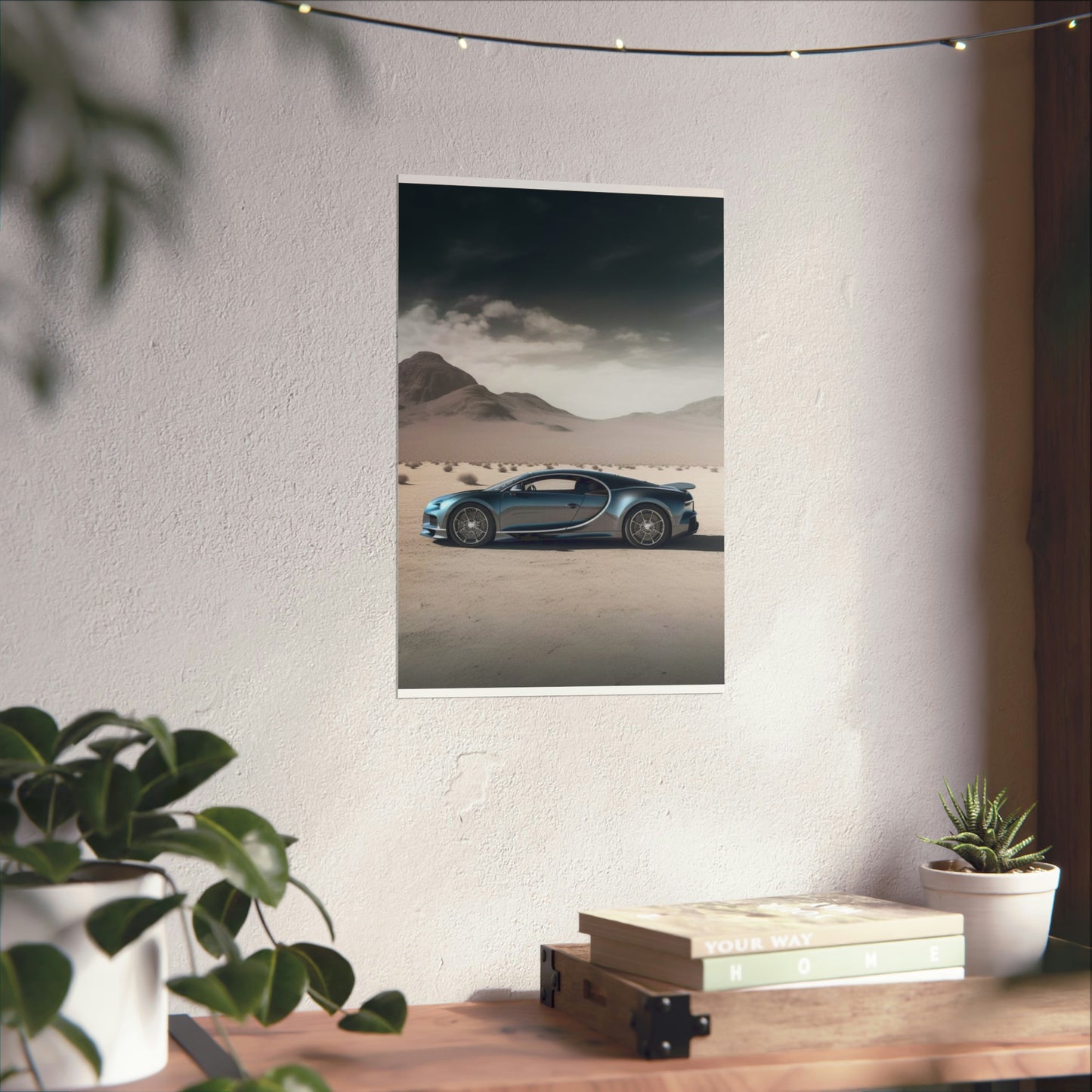 Premium Matte Vertical Posters Bugatti Real Look 1