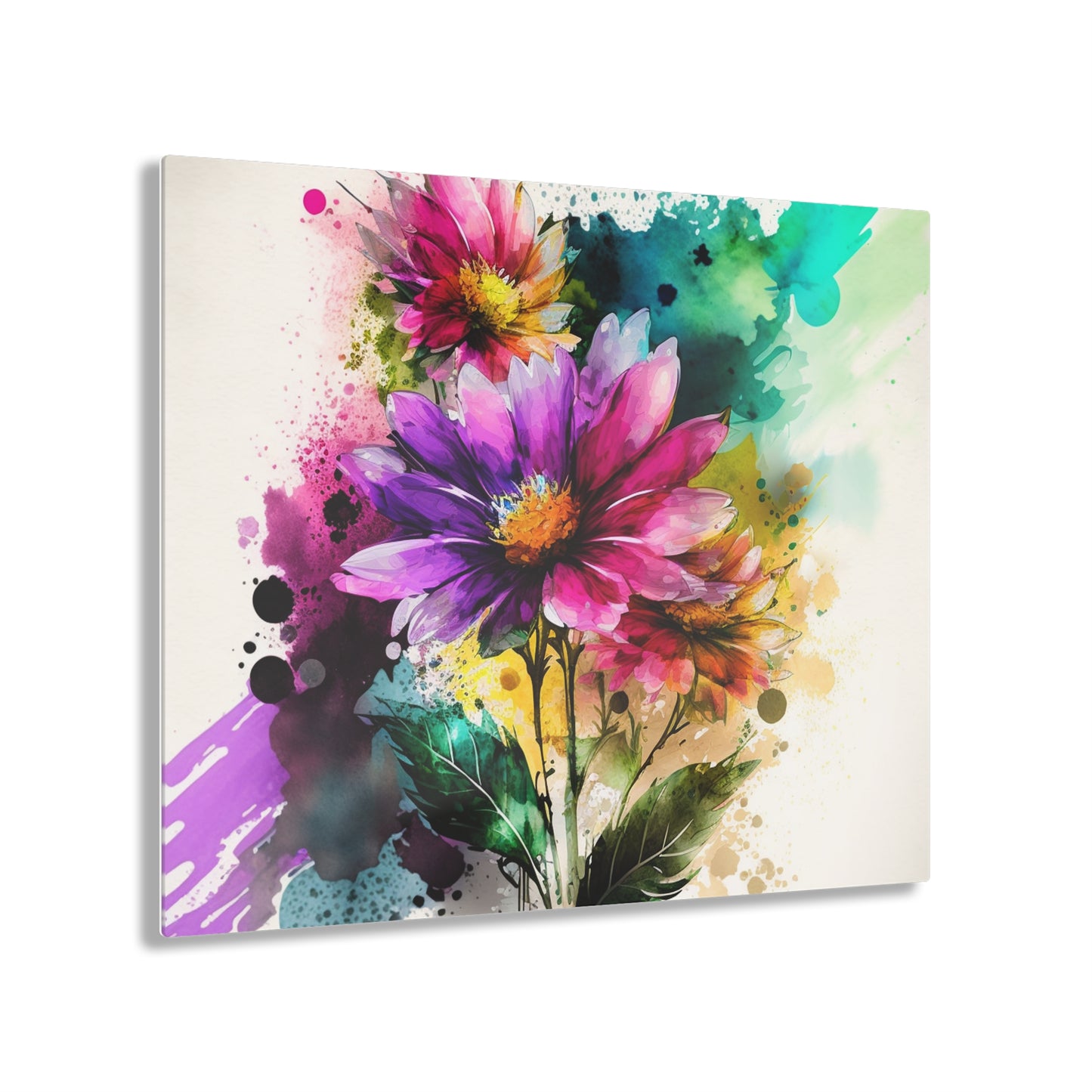 Acrylic Prints Bright Spring Flowers 1