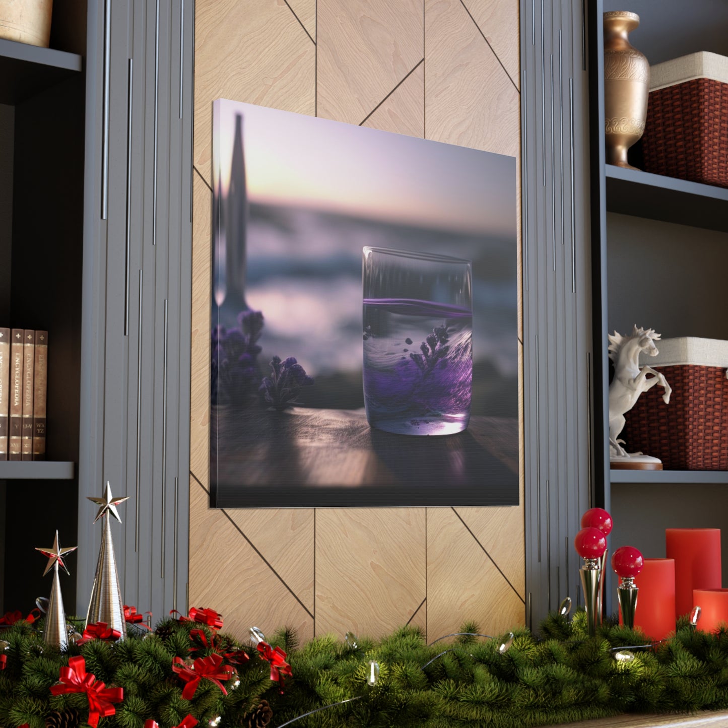 Canvas Gallery Wraps Lavender in a vase 4