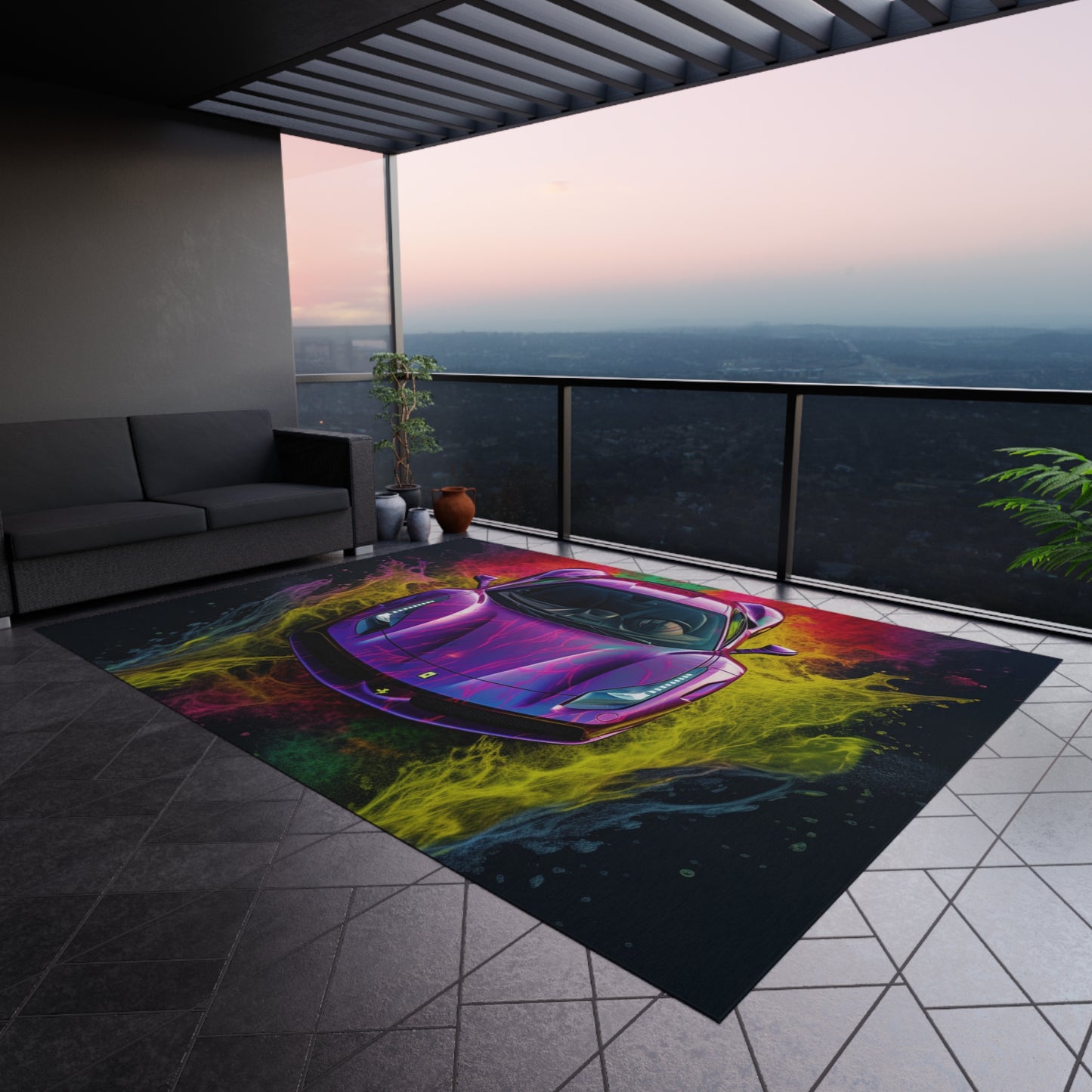 Outdoor Rug  Farrari Water 3