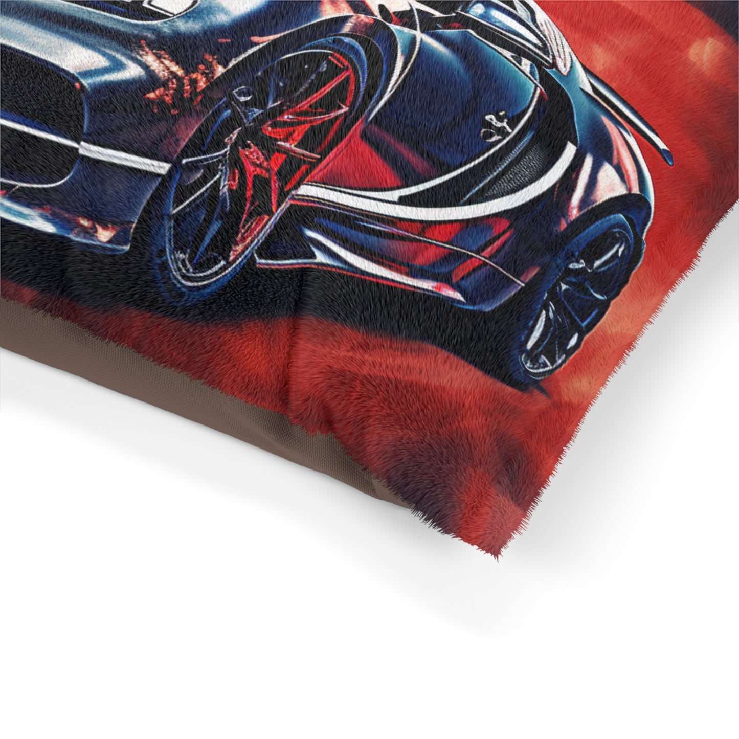 Pet Bed Abstract American Flag Background Bugatti 4