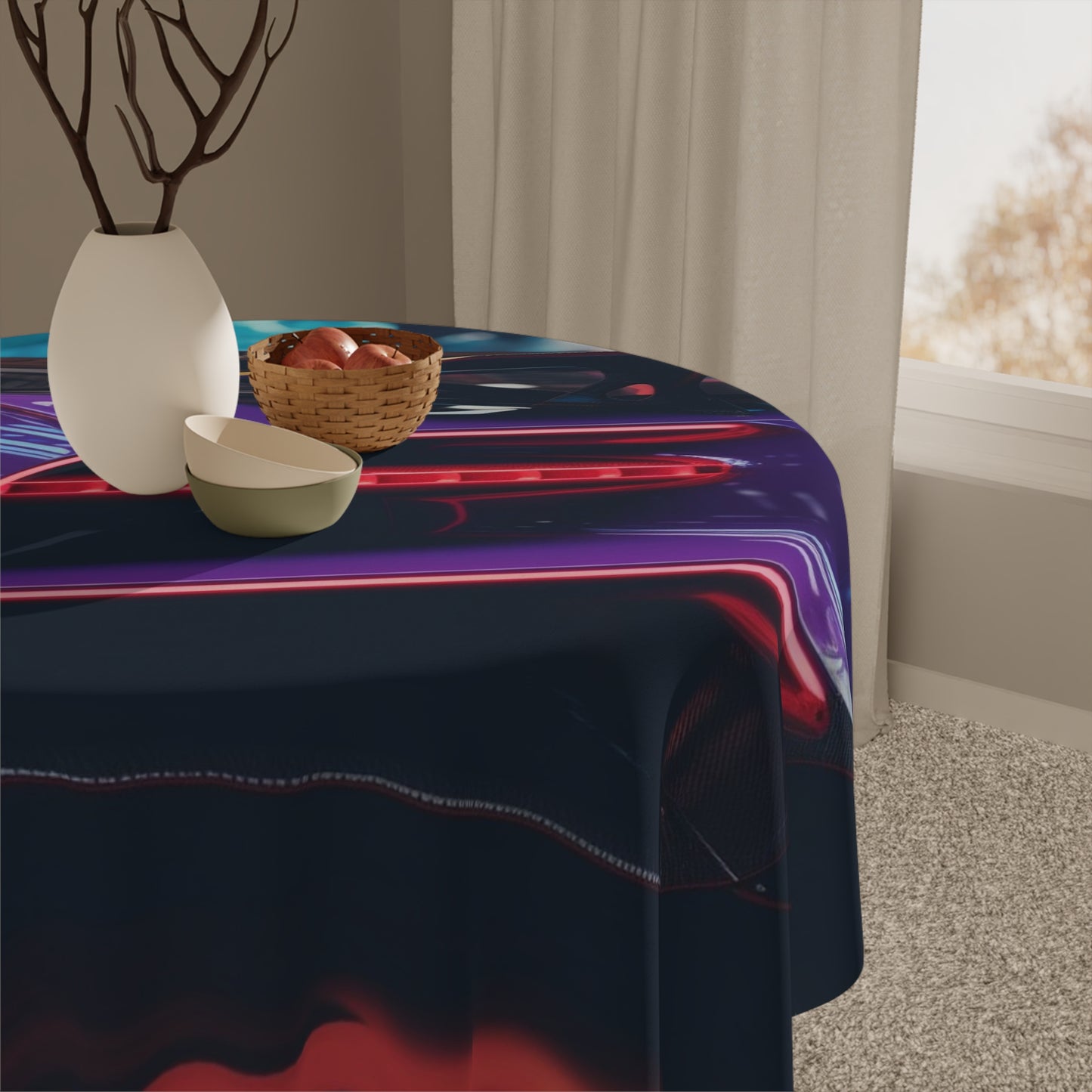 Tablecloth Hyper Bugatti Neon Chiron 3