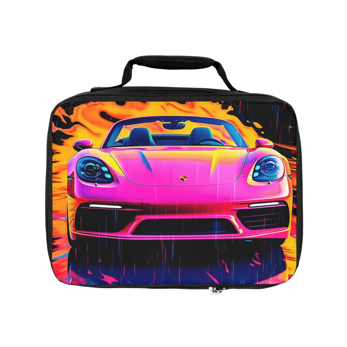 Lunch Bag Pink Porsche water fusion 1