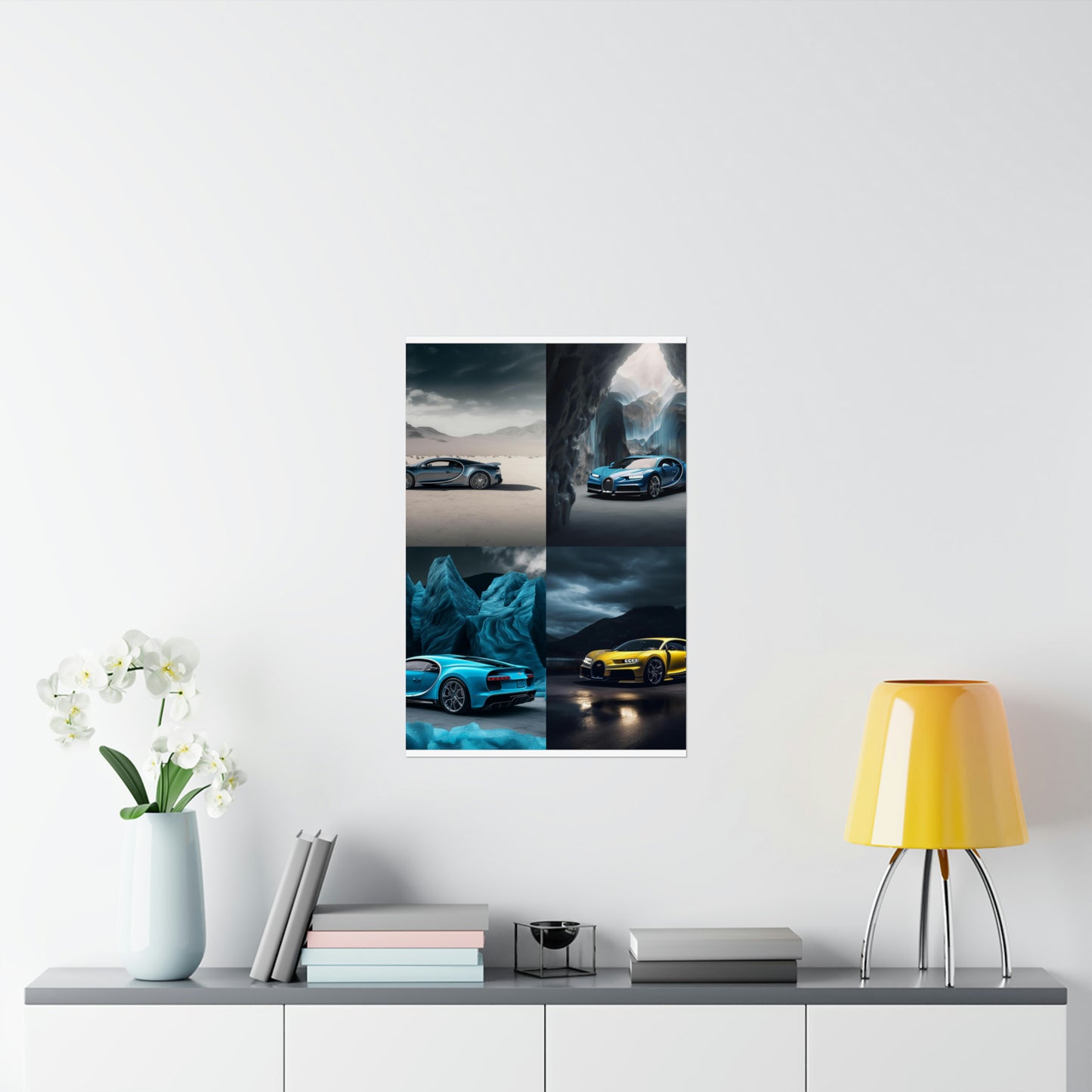 Premium Matte Vertical Posters Bugatti Real Look 5