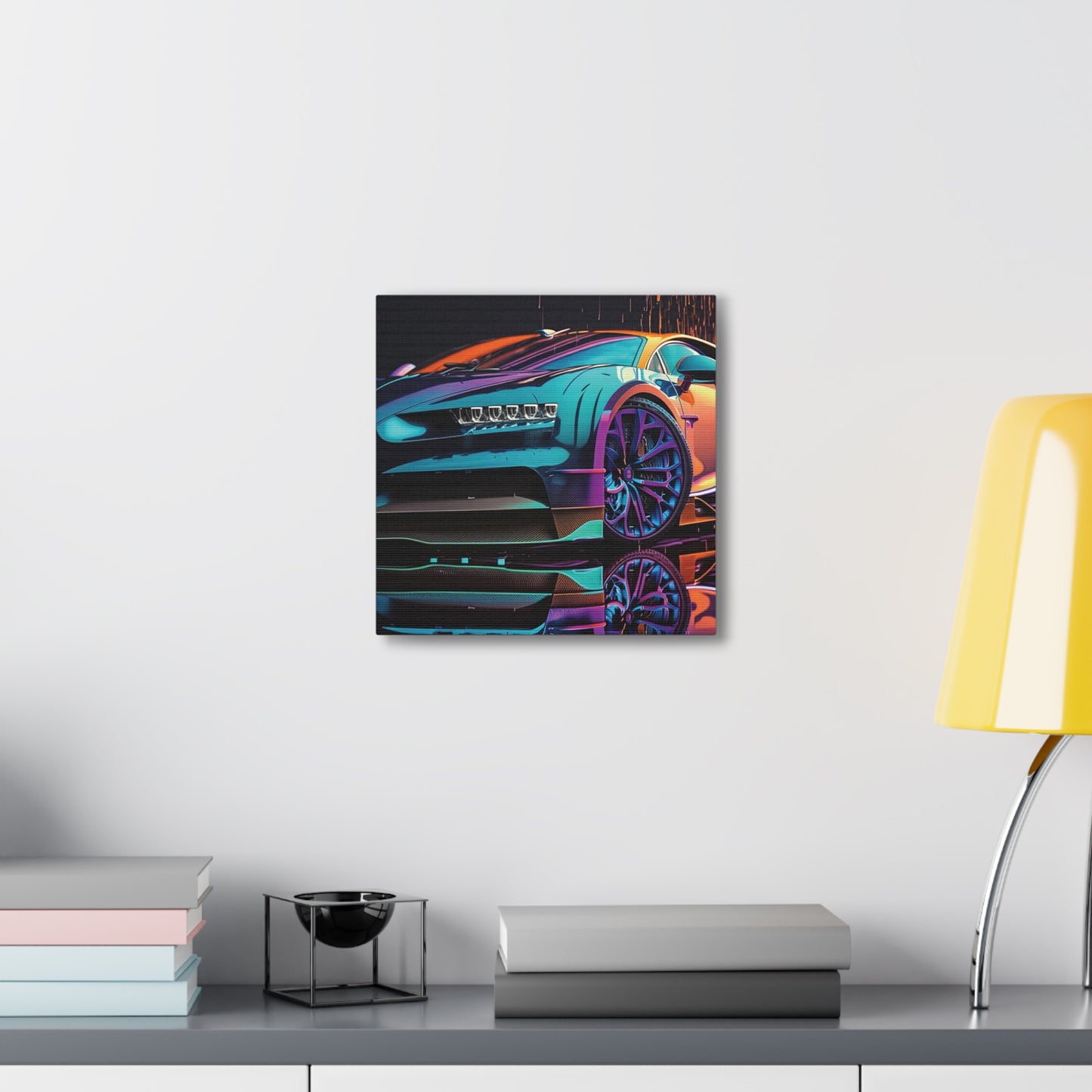 Canvas Gallery Wraps Bugatti Neon Chiron 1