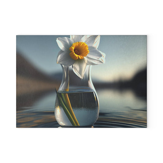 Glass Cutting Board Daffodil 3