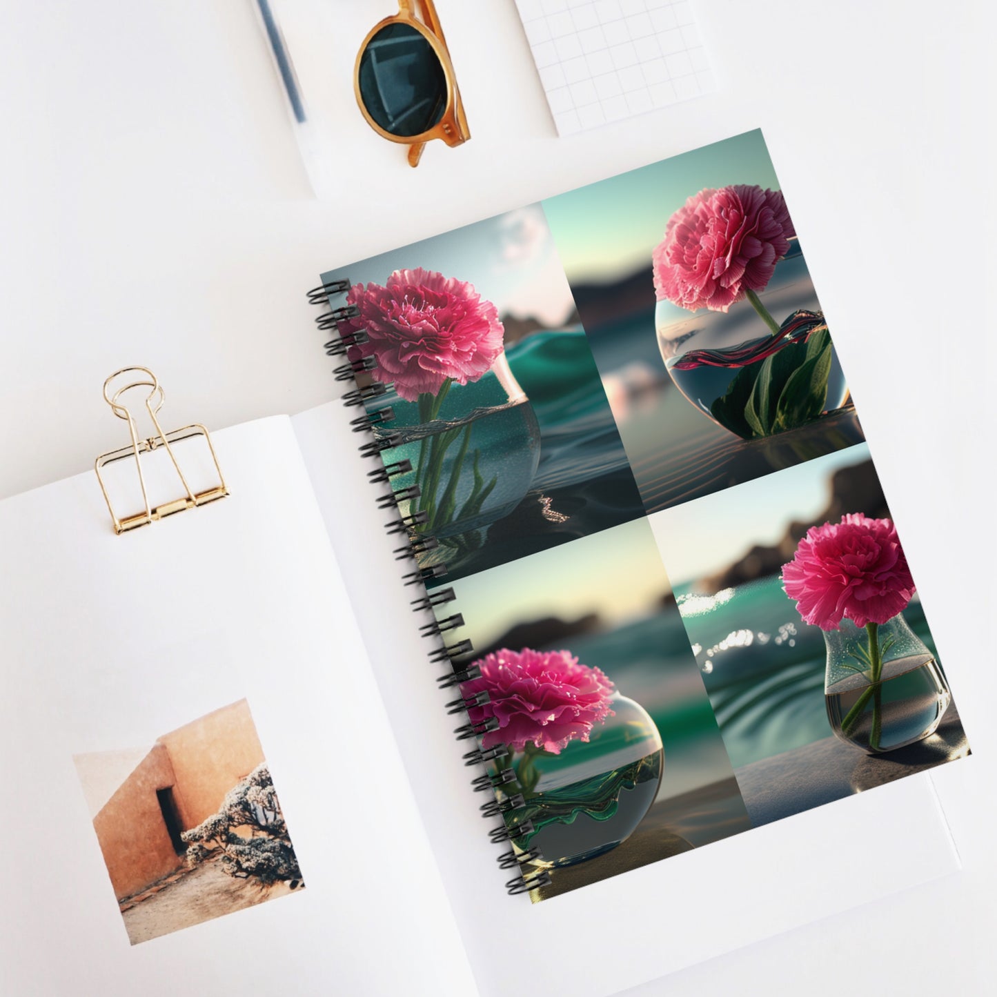 Spiral Notebook - Ruled Line Carnation 5