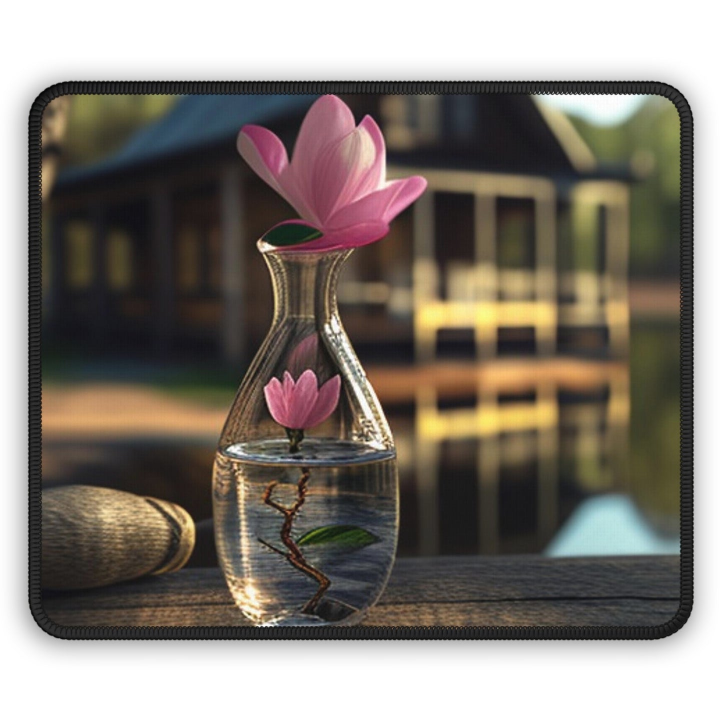 Gaming Mouse Pad  Magnolia in a Glass vase 4