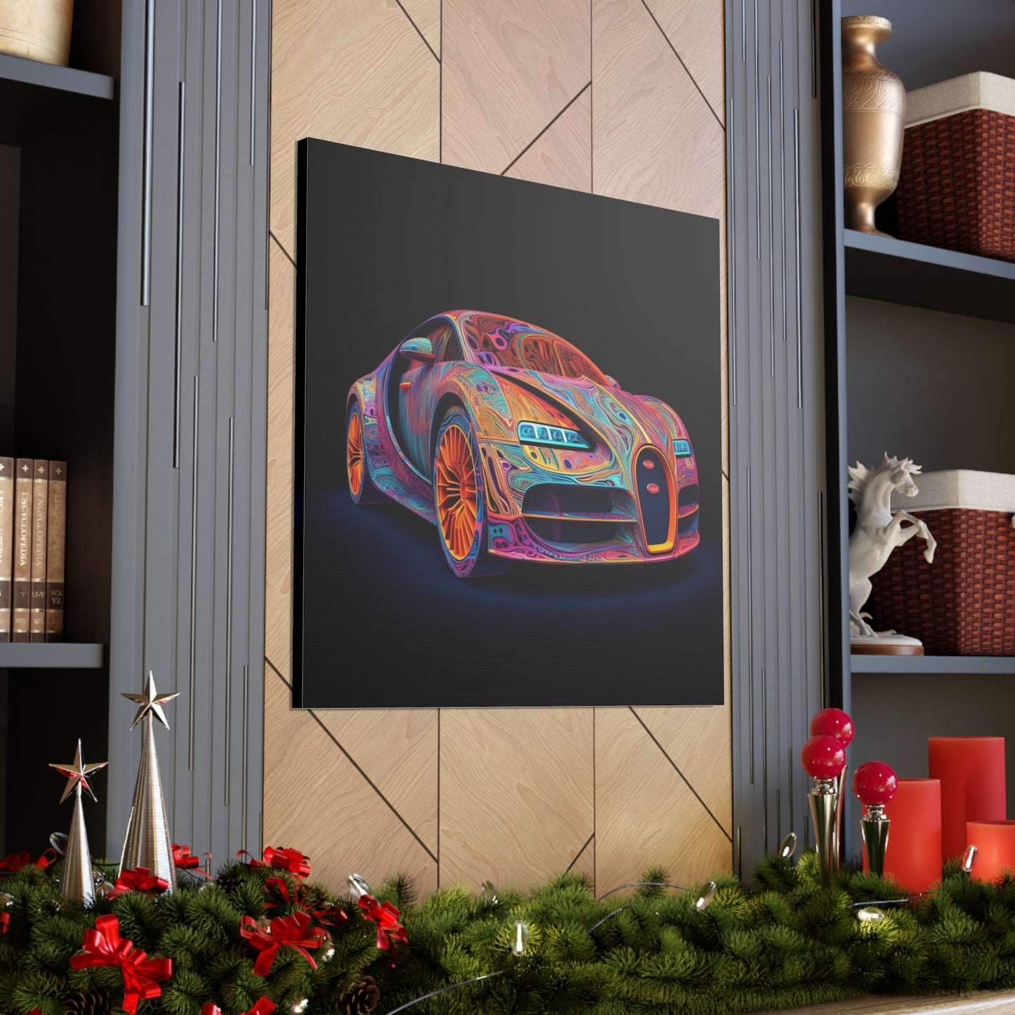 Canvas Gallery Wraps Bugatti Abstract Concept 1