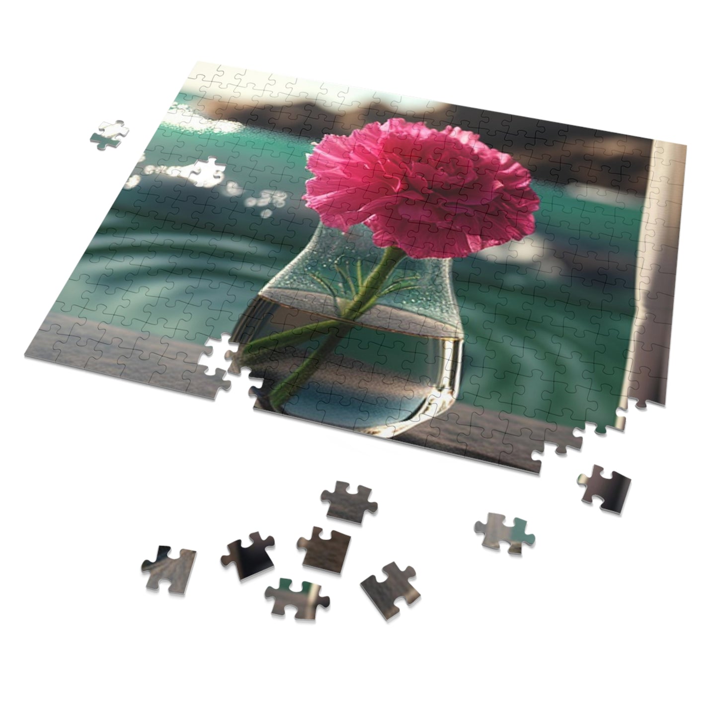 Jigsaw Puzzle (30, 110, 252, 500,1000-Piece) Carnation 4