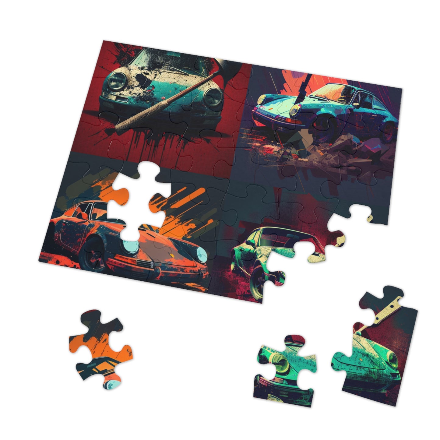 Jigsaw Puzzle (30, 110, 252, 500,1000-Piece) Porsche Abstract 5