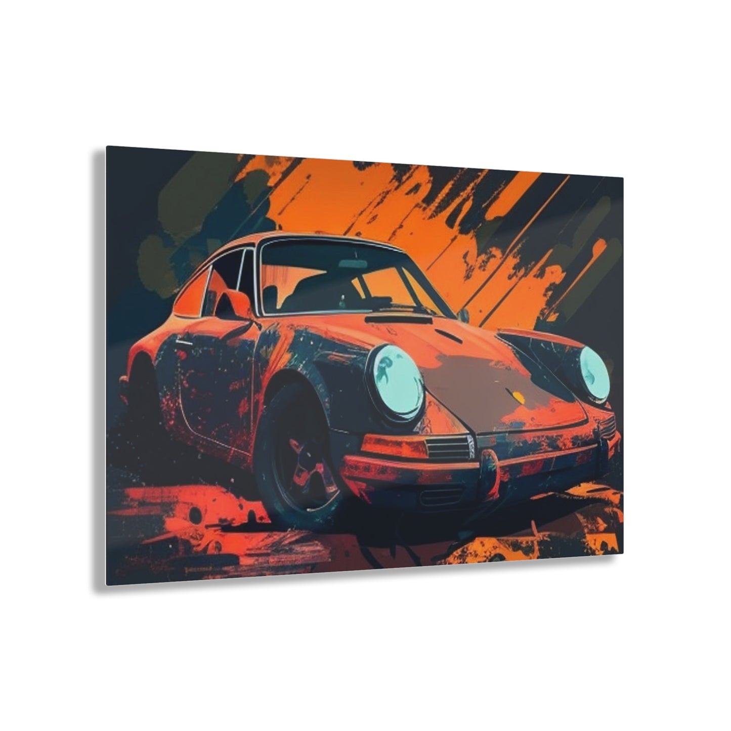 Acrylic Prints Porsche Abstract 3