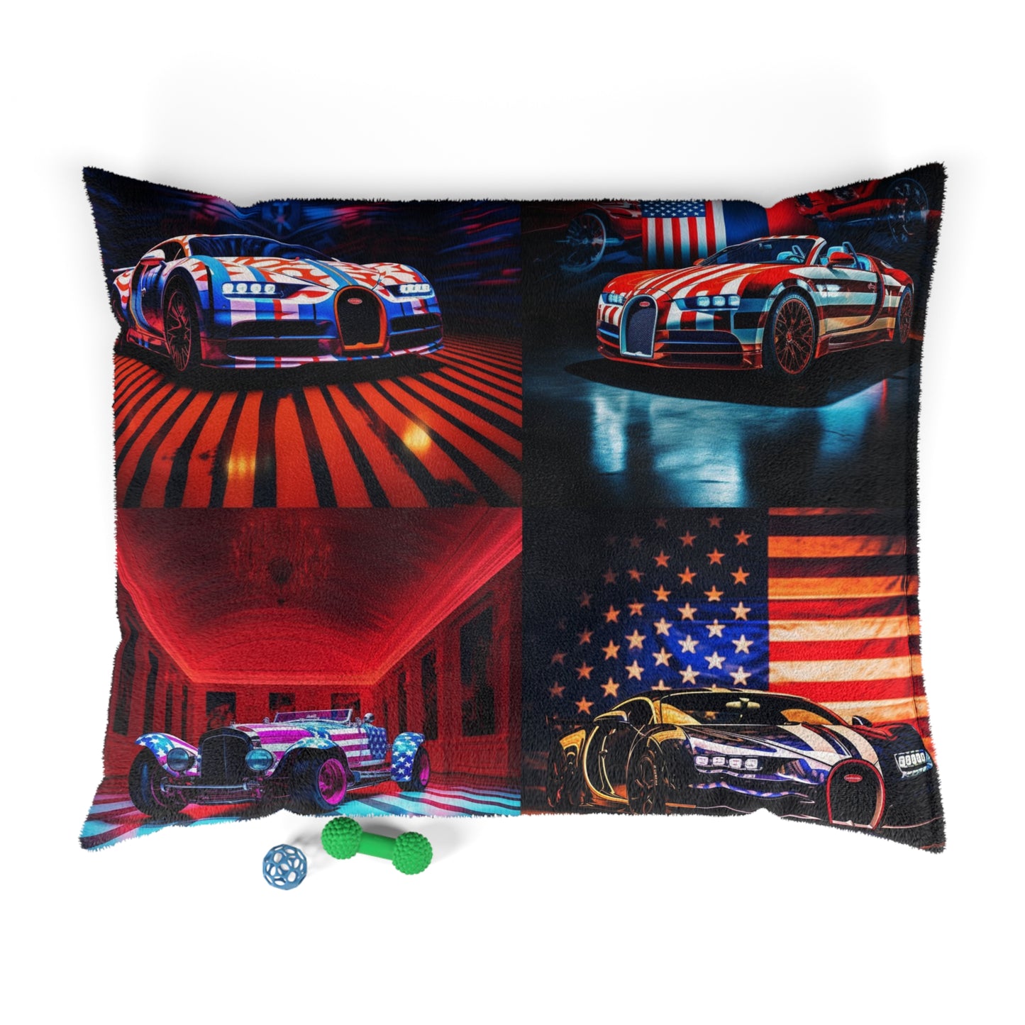 Pet Bed Macro Bugatti American Flag 5