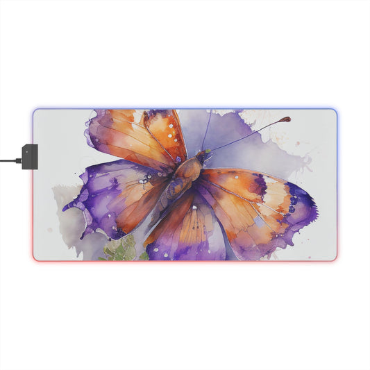 LED Gaming Mouse Pad MerlinRose Watercolor Butterfly 2