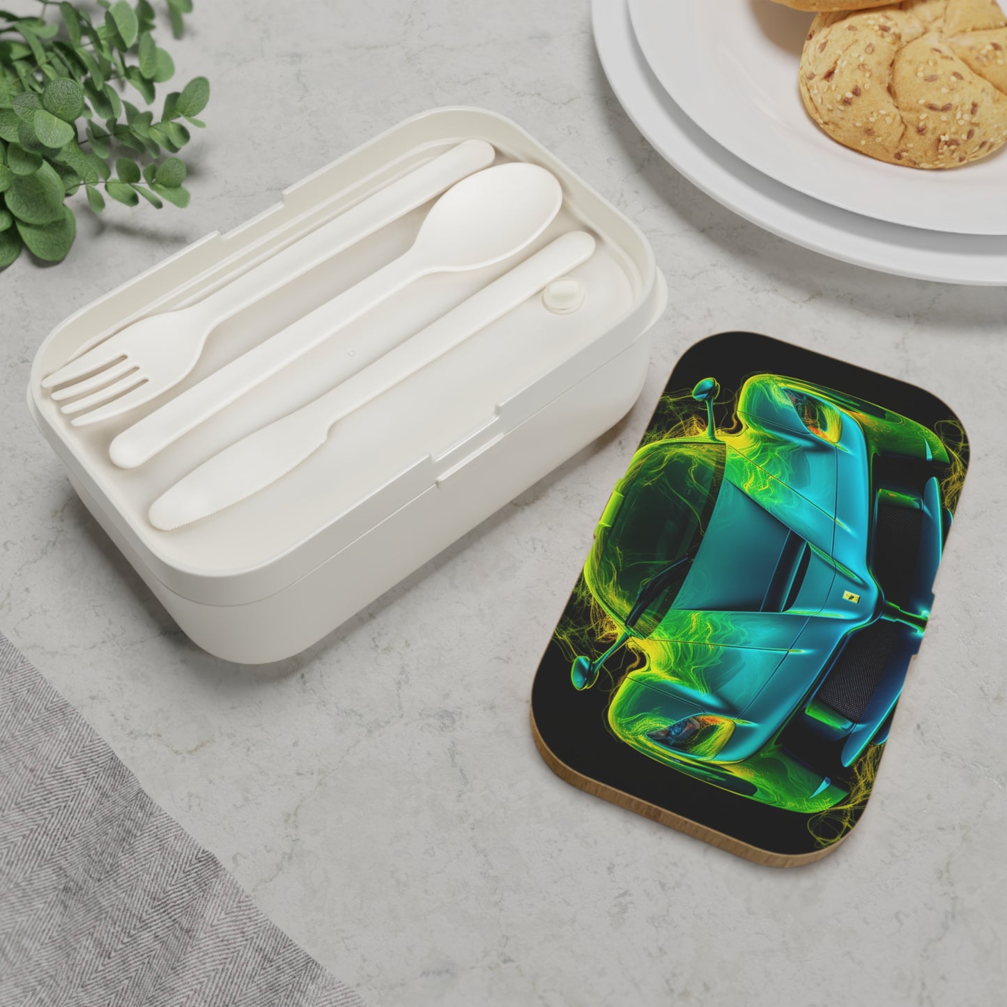Bento Lunch Box Ferrari Neon 2