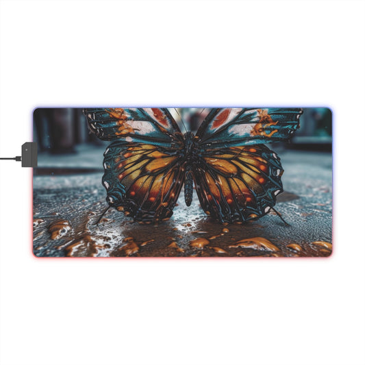 LED Gaming Mouse Pad Water Butterfly Street 3