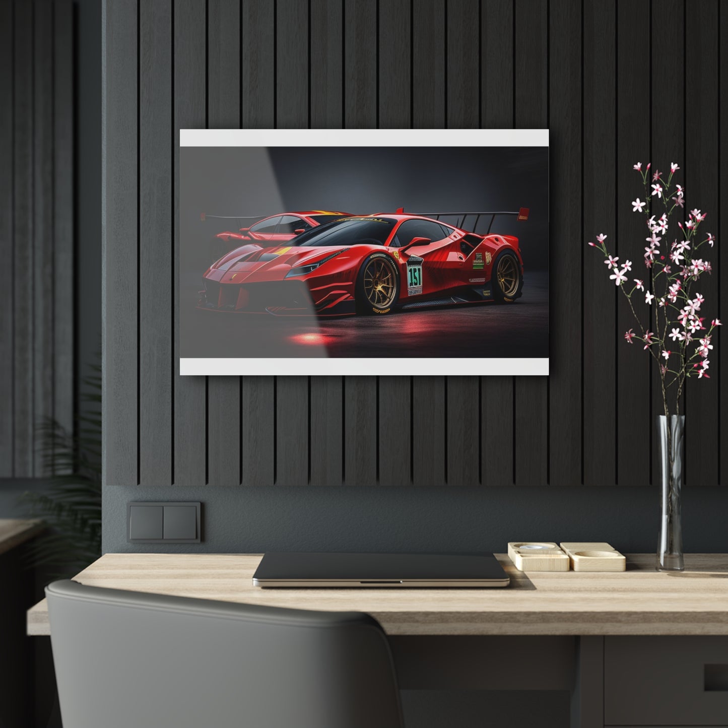 Acrylic Prints Ferrari Red 2