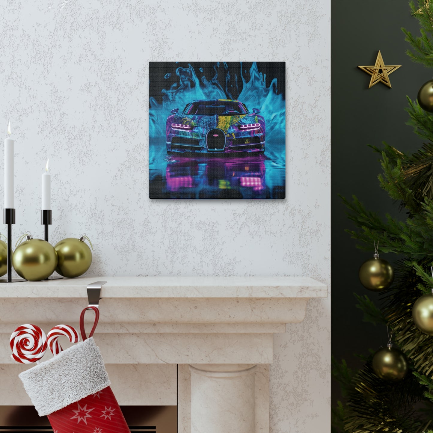 Canvas Gallery Wraps Bugatti Water 2