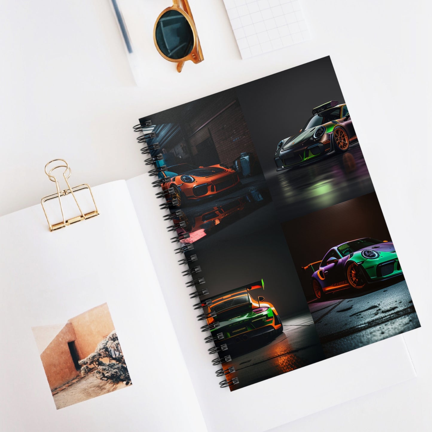 Spiral Notebook - Ruled Line Porsche Color 5