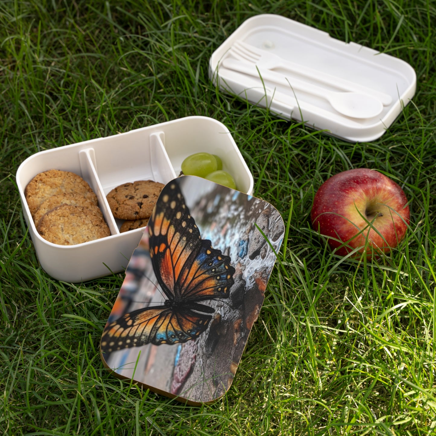 Bento Lunch Box Water Butterfly Street 4