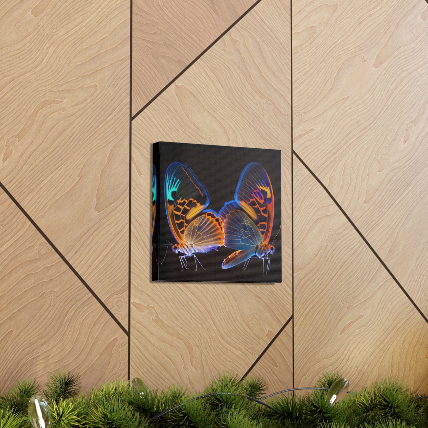 Canvas Gallery Wraps Neon Glo Butterfly 2
