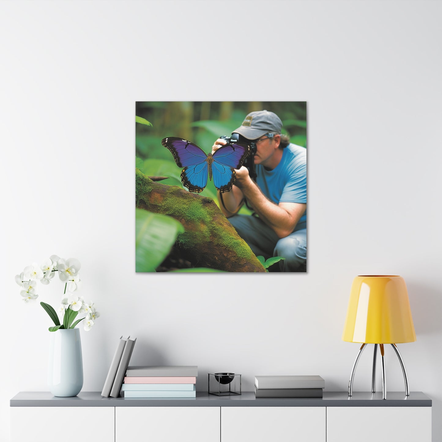 Canvas Gallery Wraps Jungle Butterfly 4