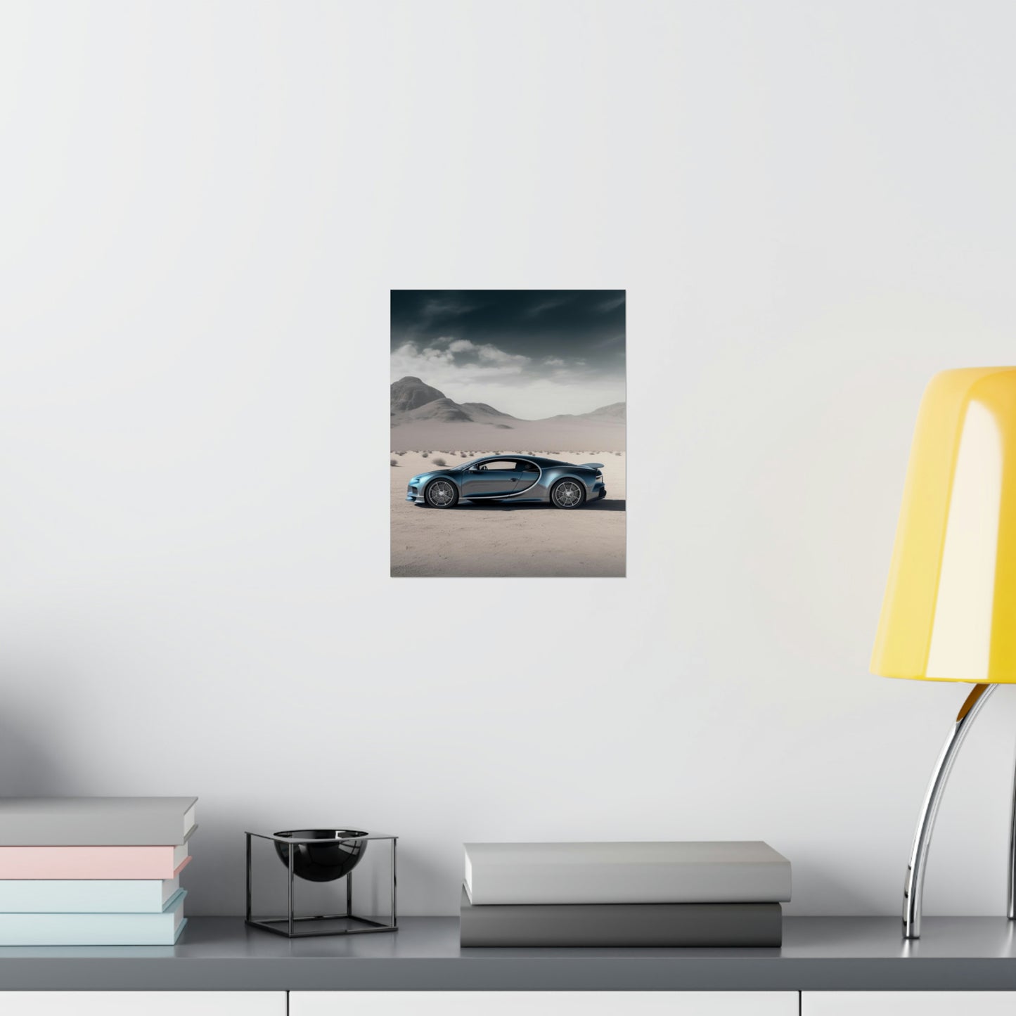 Premium Matte Vertical Posters Bugatti Real Look 1