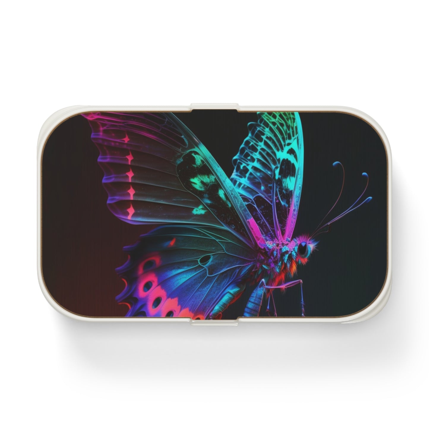 Bento Lunch Box Raw Hyper Color Butterfly 1