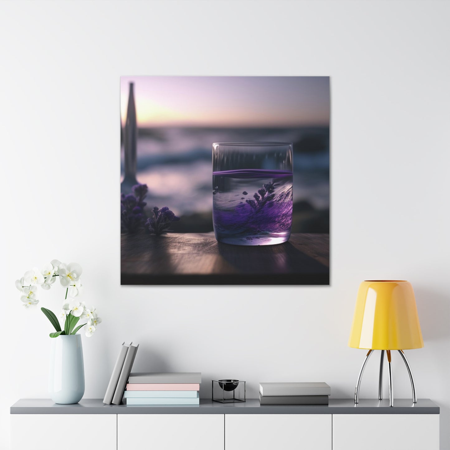 Canvas Gallery Wraps Lavender in a vase 4