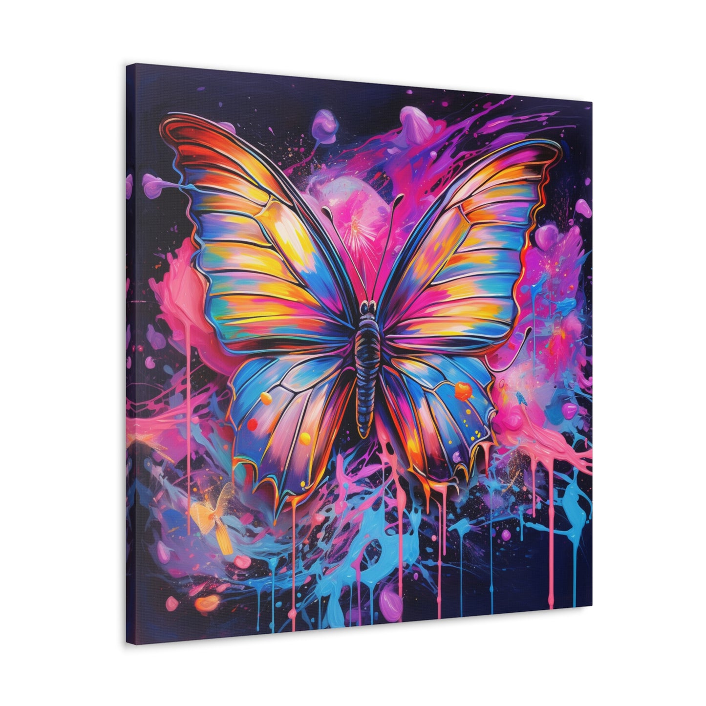 Canvas Gallery Wraps Pink Butterfly Flair 3