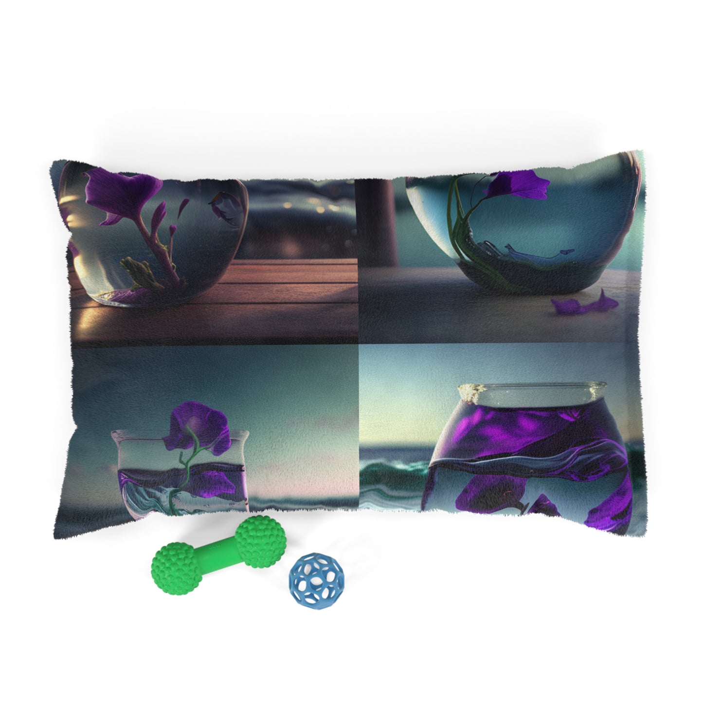 Pet Bed Purple Sweet pea in a vase 5