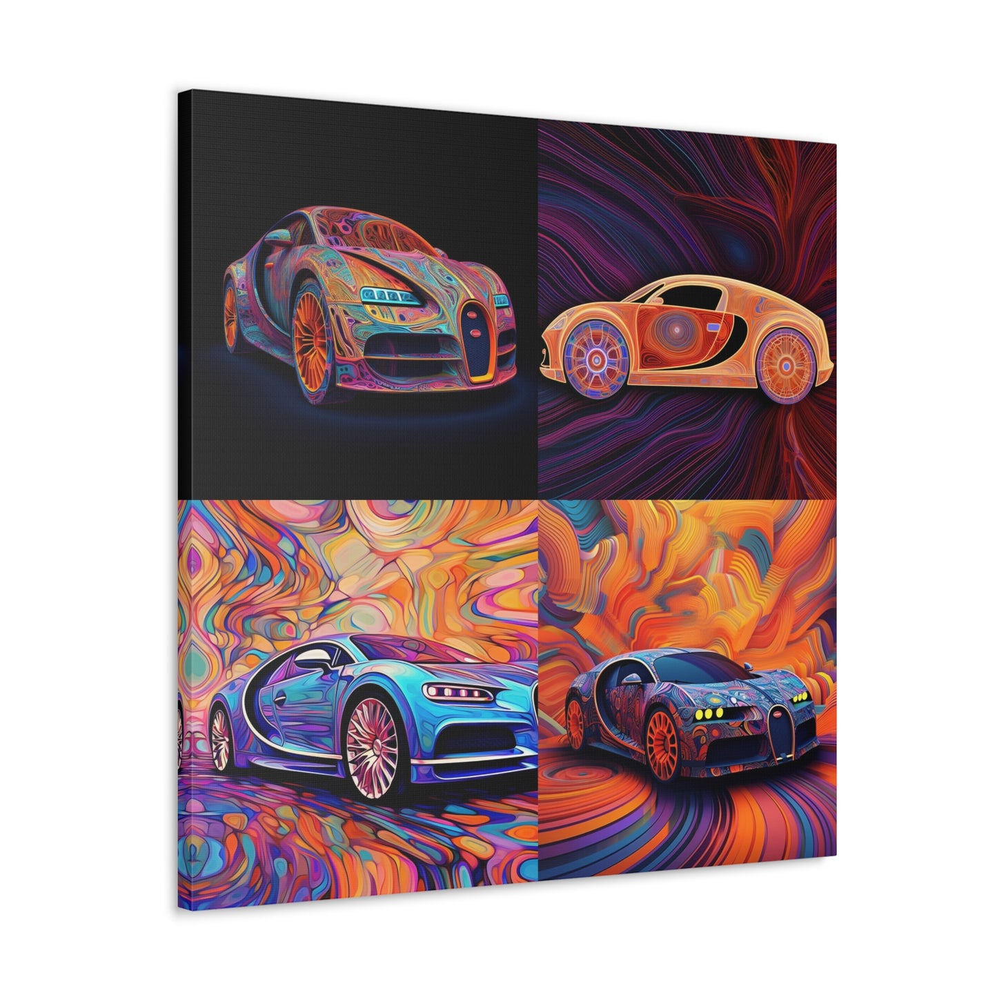 Canvas Gallery Wraps Bugatti Abstract Concept 5