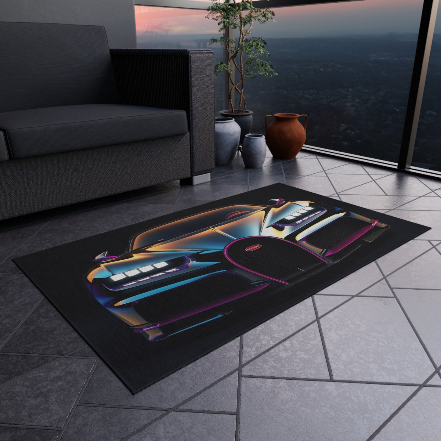 Outdoor Rug  Hyper Bugatti Chiron 1