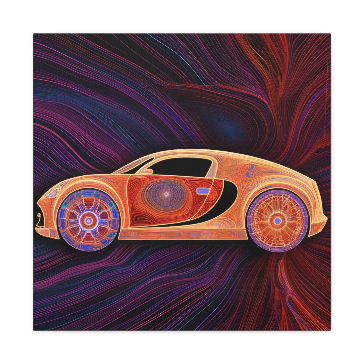 Canvas Gallery Wraps Bugatti Abstract Concept 2