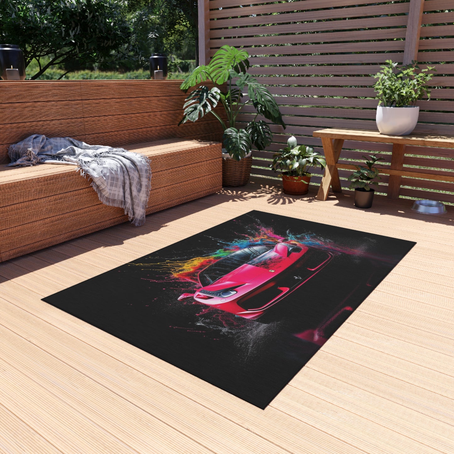 Outdoor Rug  Ferrari Water Splash 2