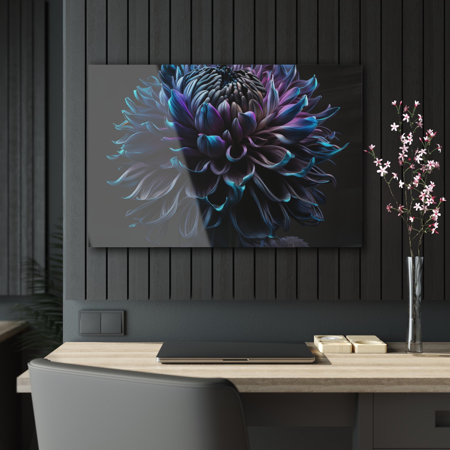 Acrylic Prints Dahlia Purple 3