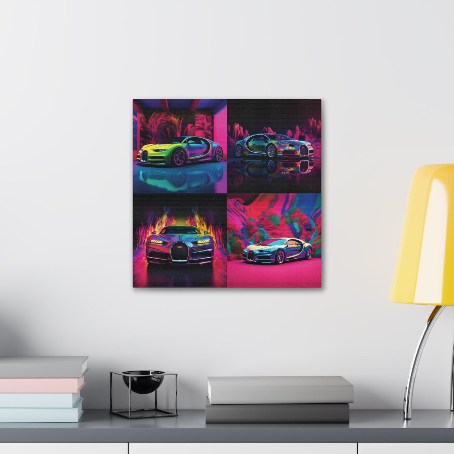 Canvas Gallery Wraps Florescent Bugatti Flair 5