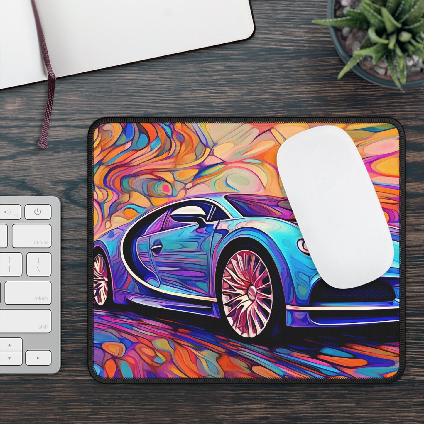 Gaming Mouse Pad  Bugatti Abstract Concept 3