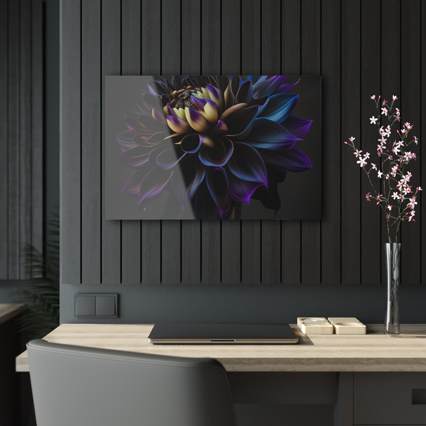 Acrylic Prints Dahlia Purple 1