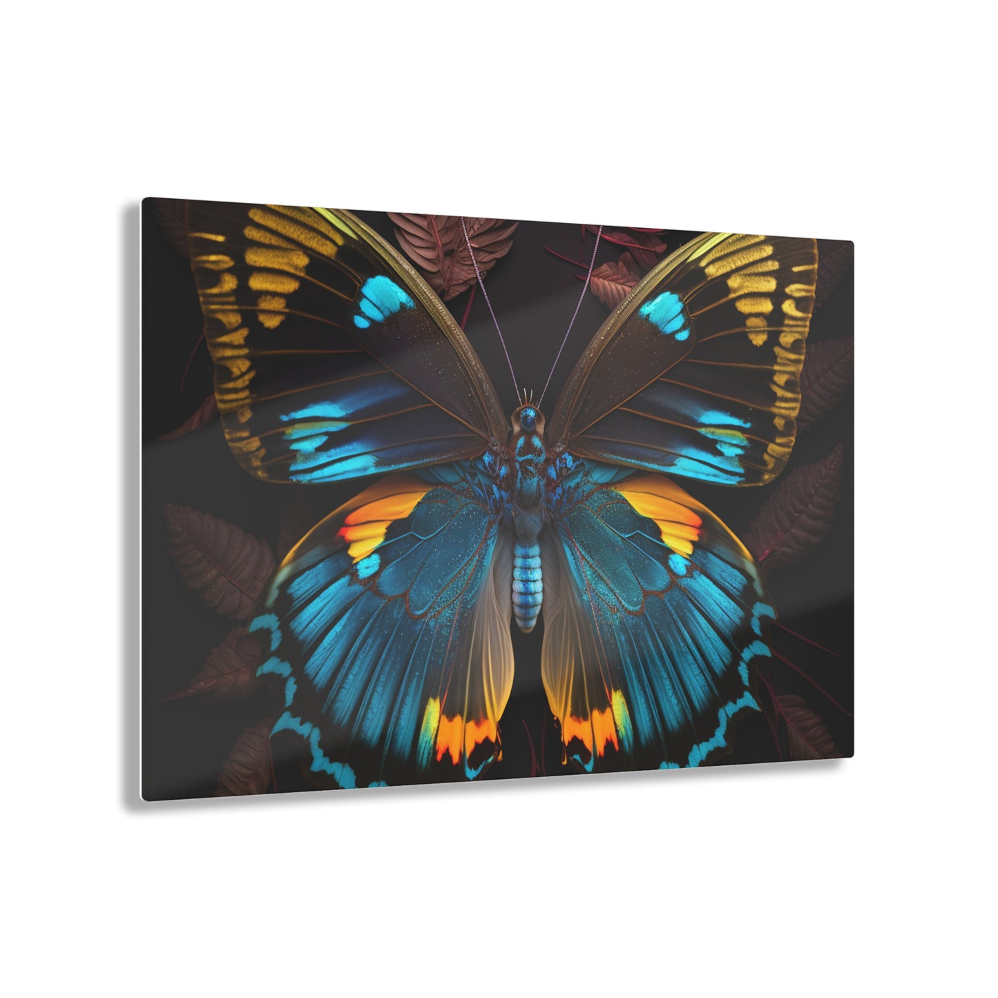 Acrylic Prints Neon Butterfly Flair 1