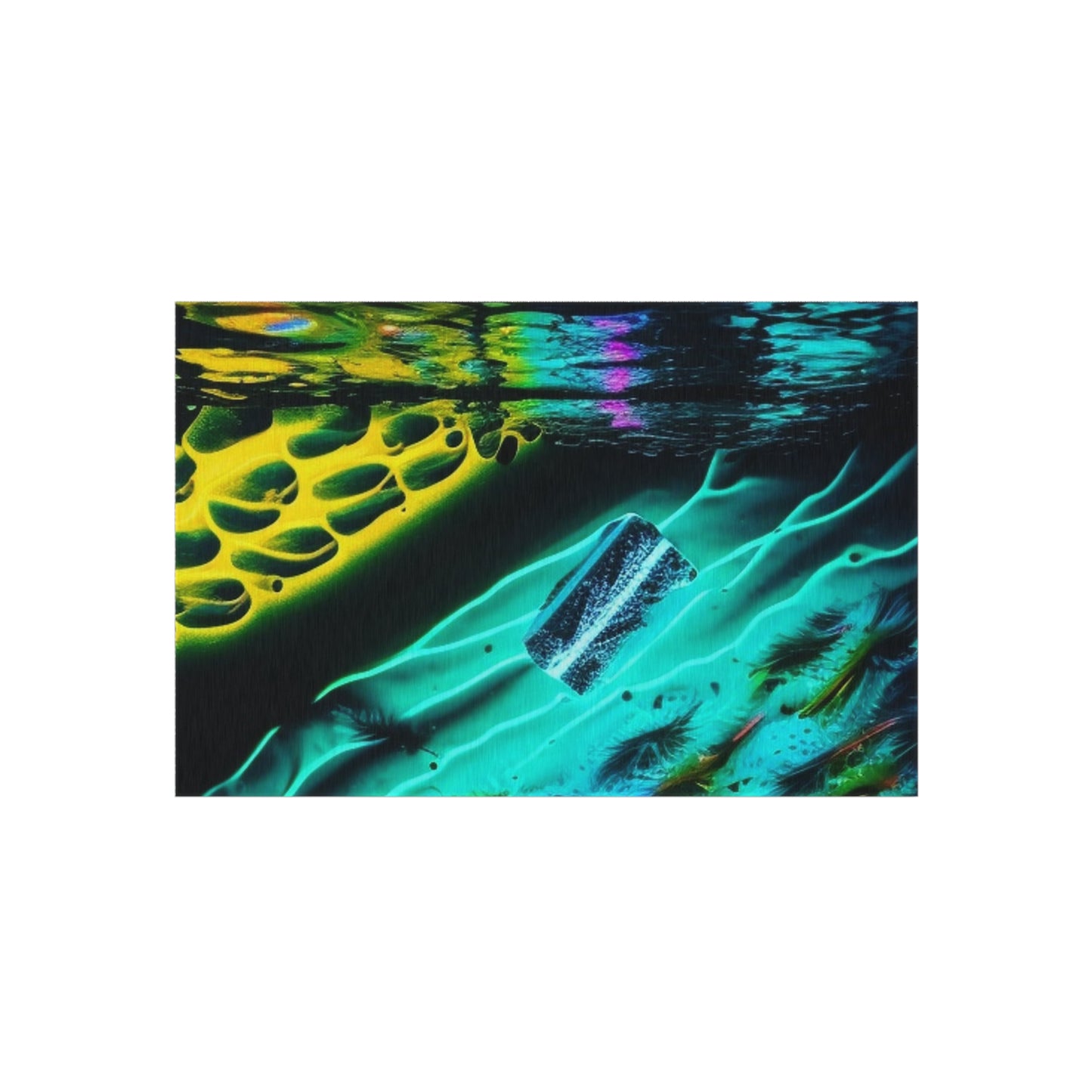 Outdoor Rug  Florescent Glow 2