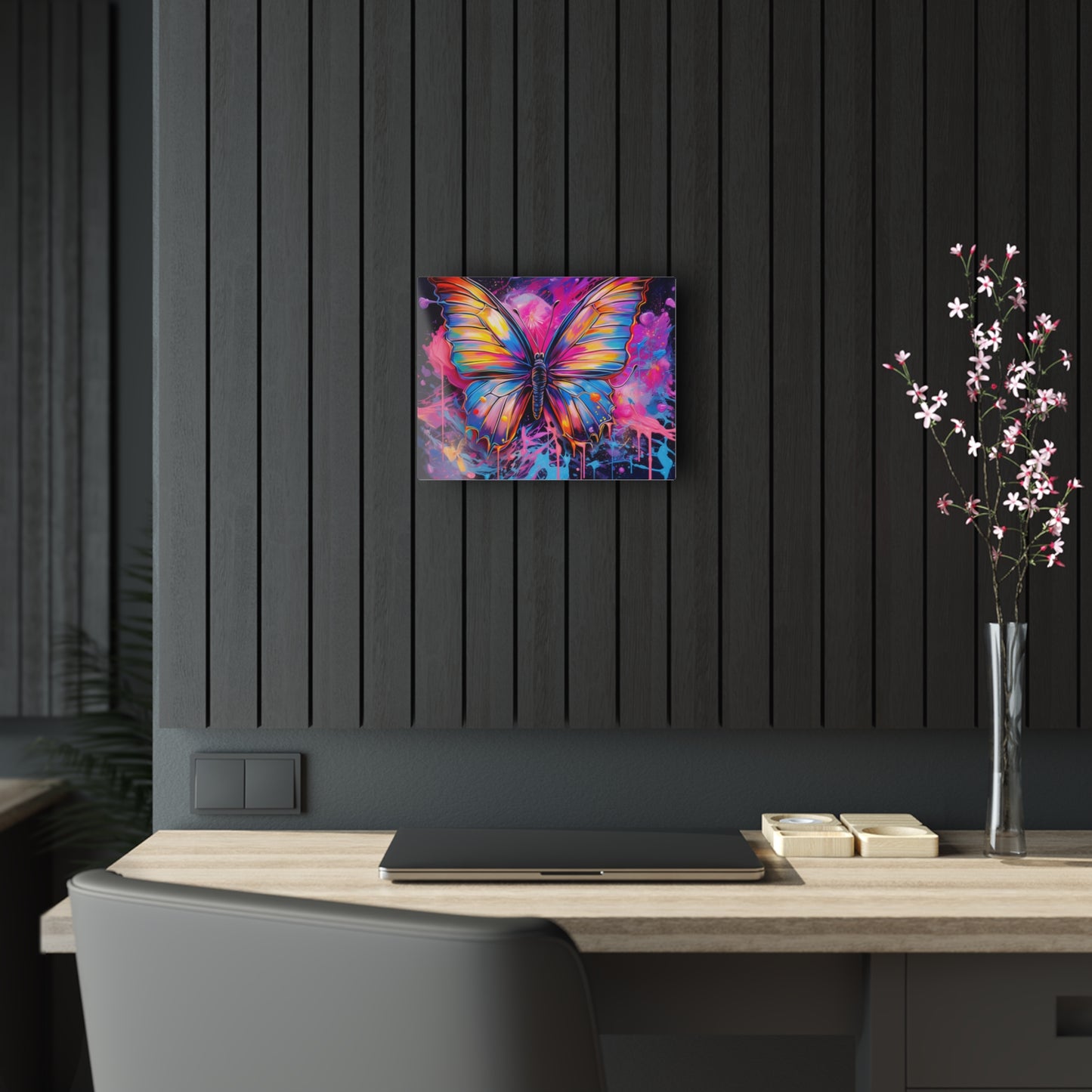 Acrylic Prints Pink Butterfly Flair 3