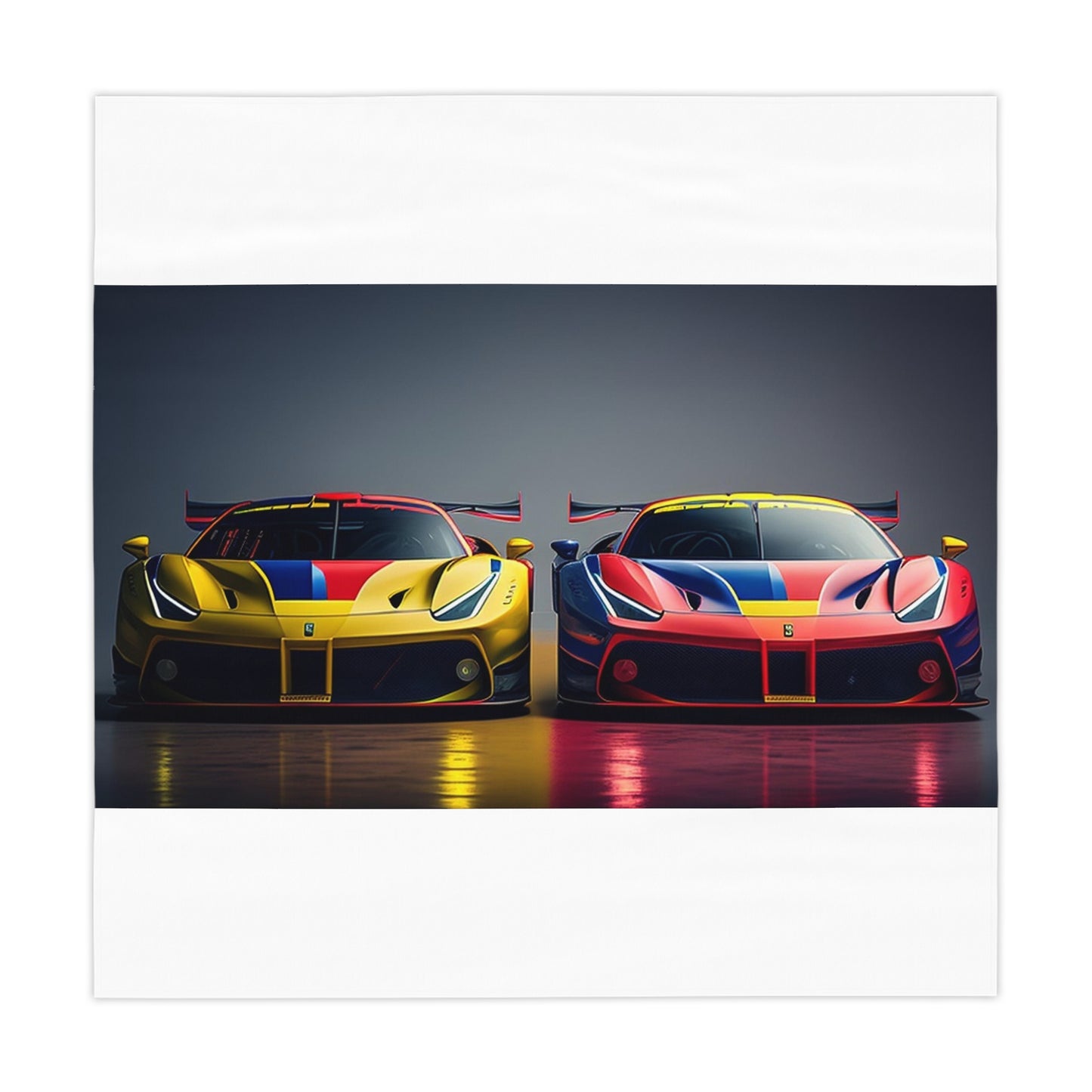 Tablecloth Ferrari Red Blue 1