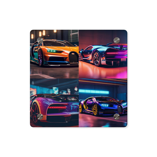 Acrylic Wall Art Panels Hyper Bugatti Neon Chiron 5