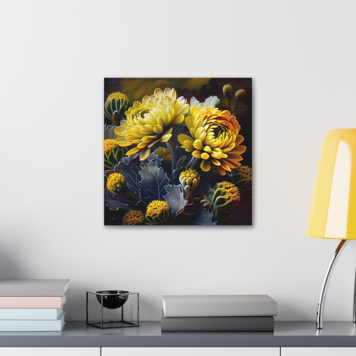 Canvas Gallery Wraps Yellow Hermosas Flores Amarillas 1